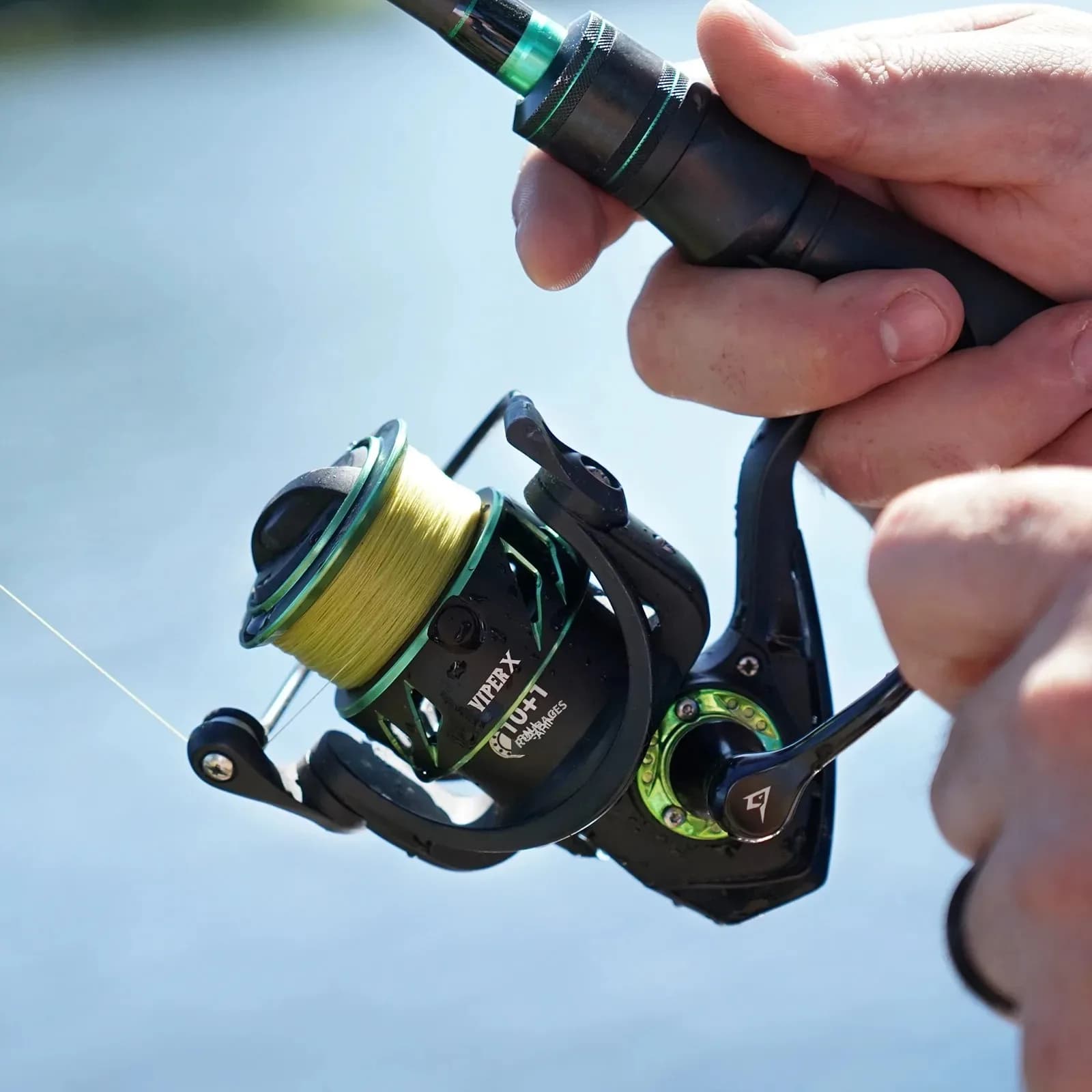 Moulinet Spinning Piscifun Viper X 4-15KG Frein Max Ratio 5.2:1/6.2:1 10+1BB Ultra Léger Pêche