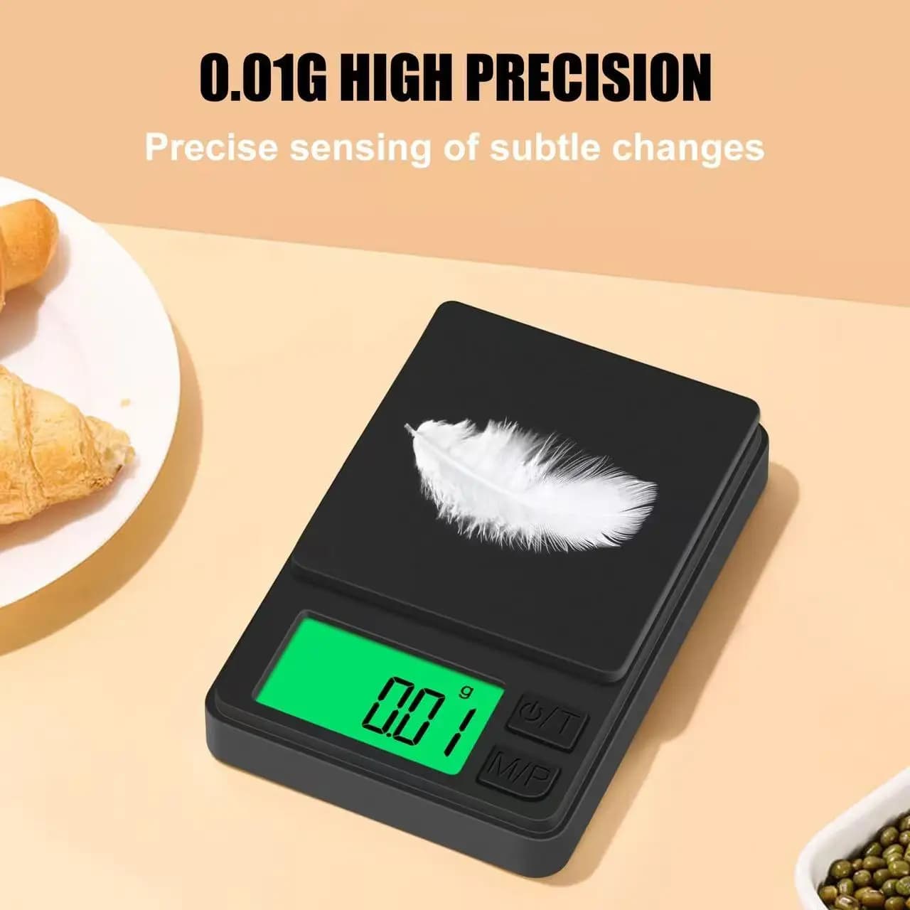 Balance numérique bijoux pêche 0.01g précision design nouveau portable mini
