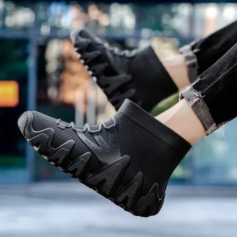 Bottes de pluie homme PVC confortables antidérapantes pour cuisine extérieur pêche chaudes