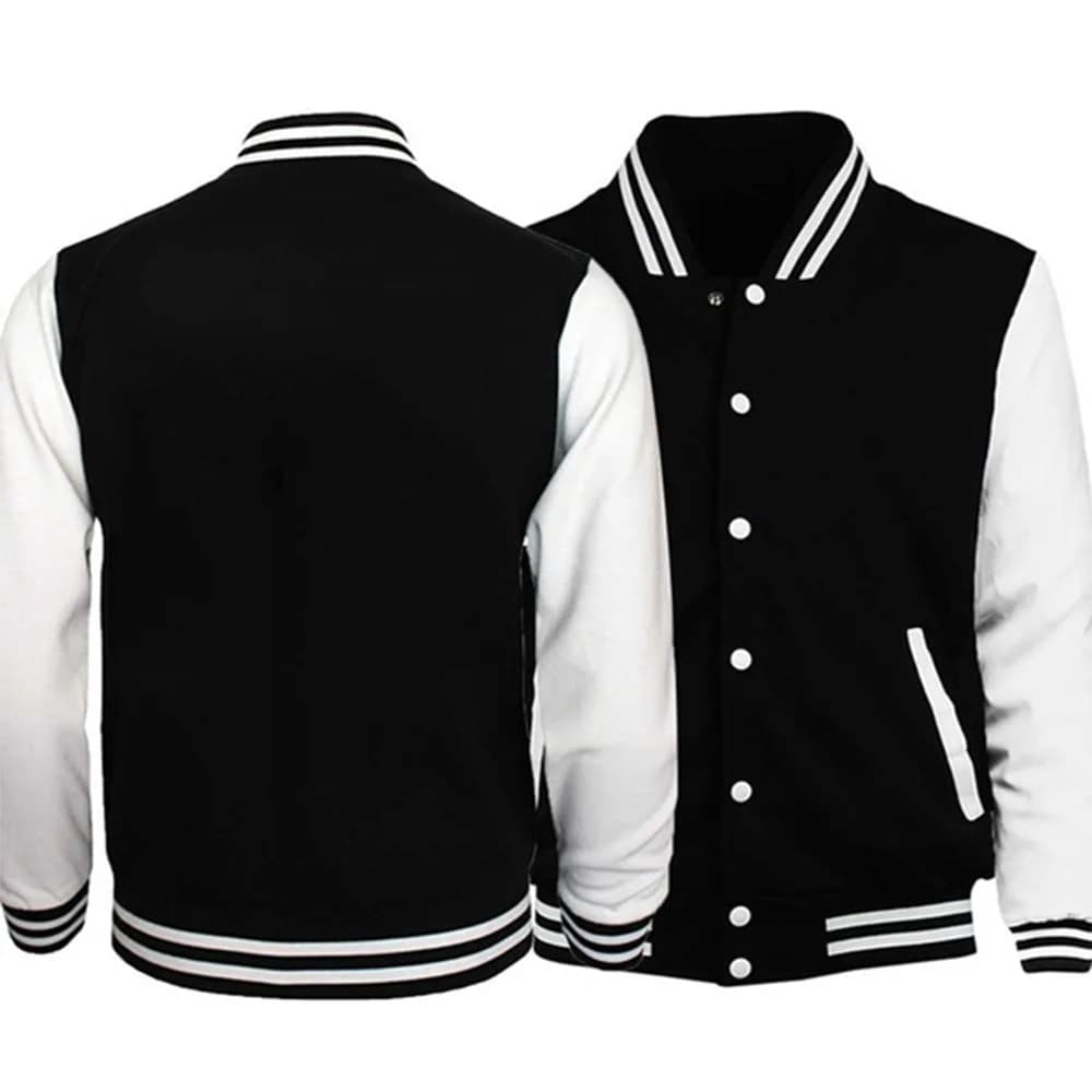 Bomber baseball loose homme 2025 taille plus américain tendance pêche décontractée
