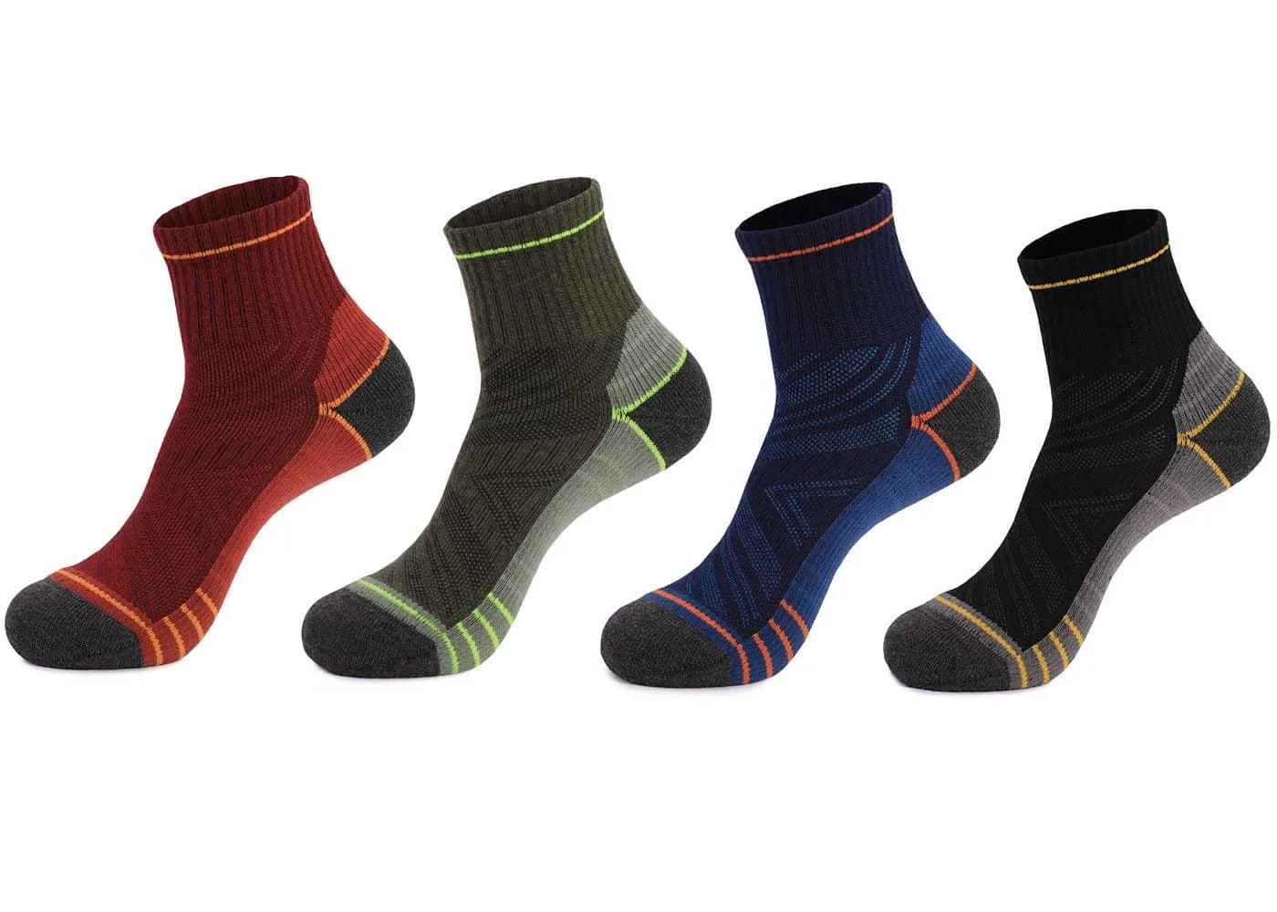 Chaussettes randonnée laine mérino homme femme printemps automne pêche running sans couture