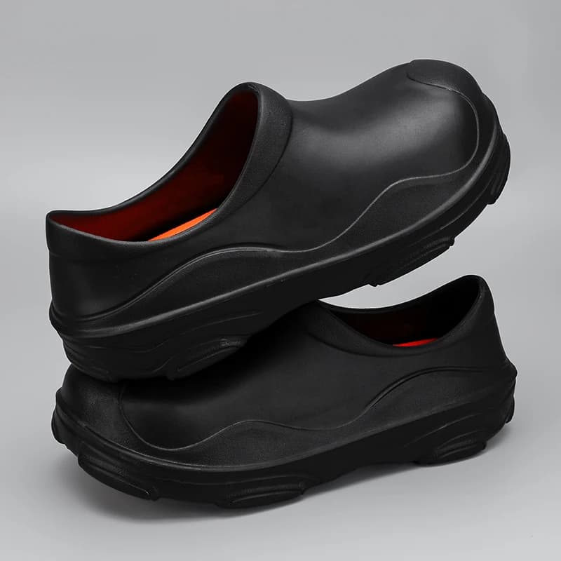 Nouveau set chaussures cuisine pêche 2024 - Bottes chef imperméables antidérapantes huile pour pêcheurs