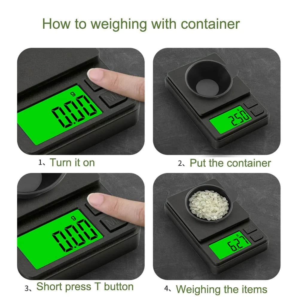 Balance de poche haute précision 1000g x 0.01g - Mini balance numérique professionnelle pour bijoux et pêche