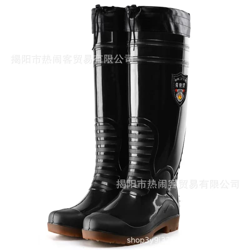 Chaussures de travail ultra-hautes imperméables anti-dérapantes pour pêche et travaux physiques intenses