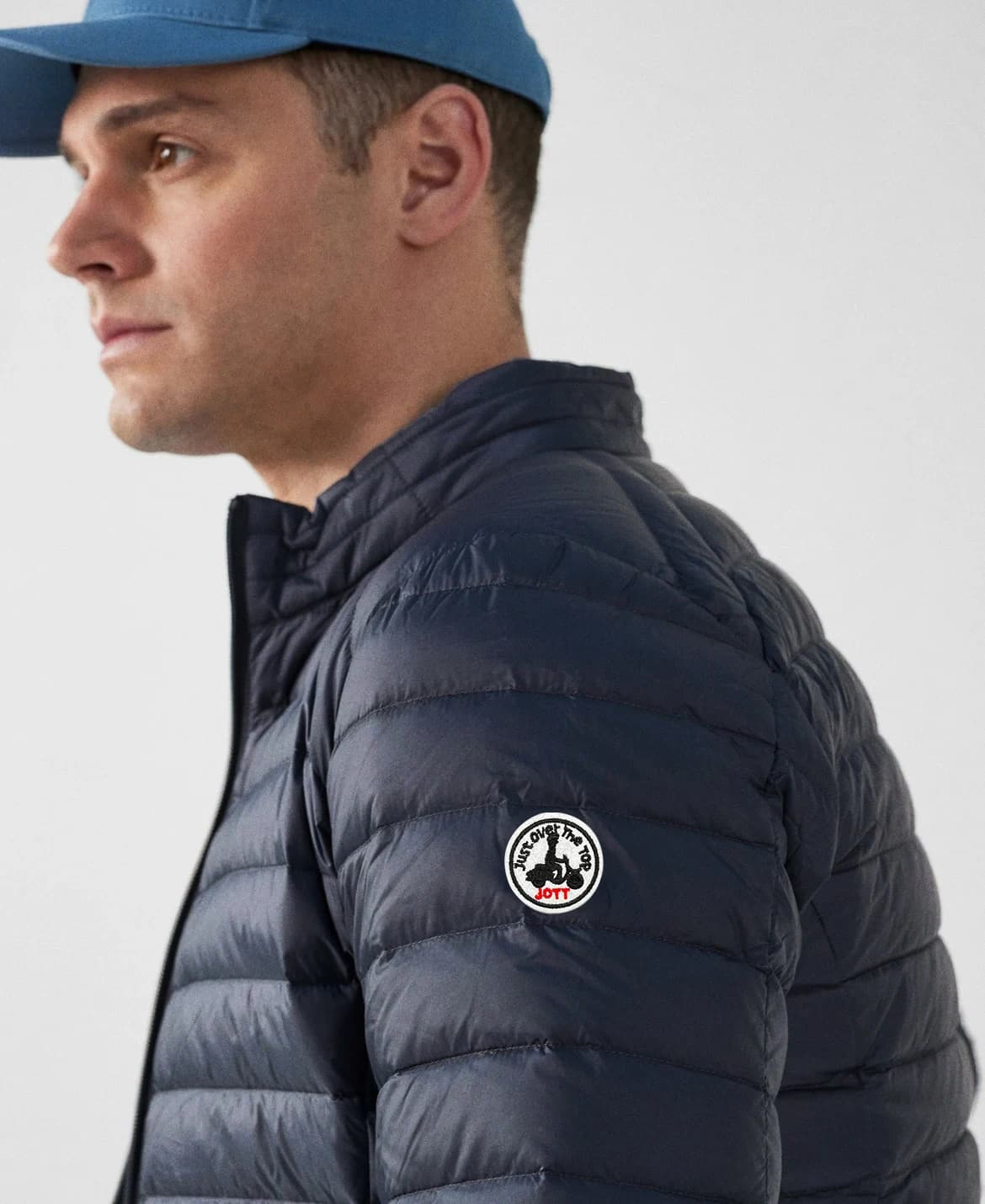 Doudoune légère homme femme printemps automne - Veste capuche fine broderie logo chaude imperméable
