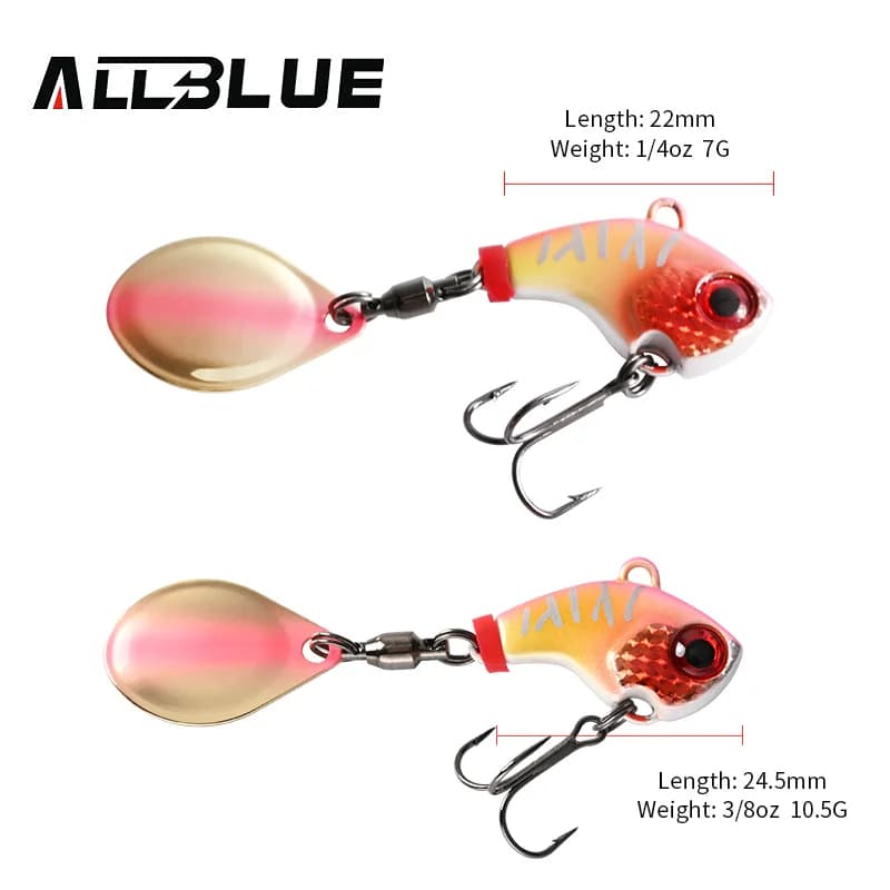 Leurre métal ALLBLUE CYCLONE spinner vibration shore casting pour pêche jigging leurre artificiel