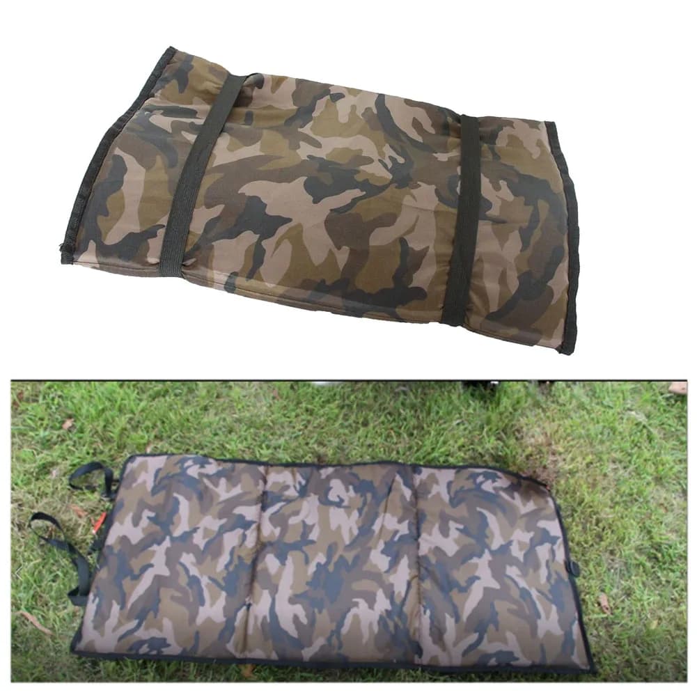 Tapis décrochage pêche carpe pliable - Équipement randonnée pêche pour session extérieure