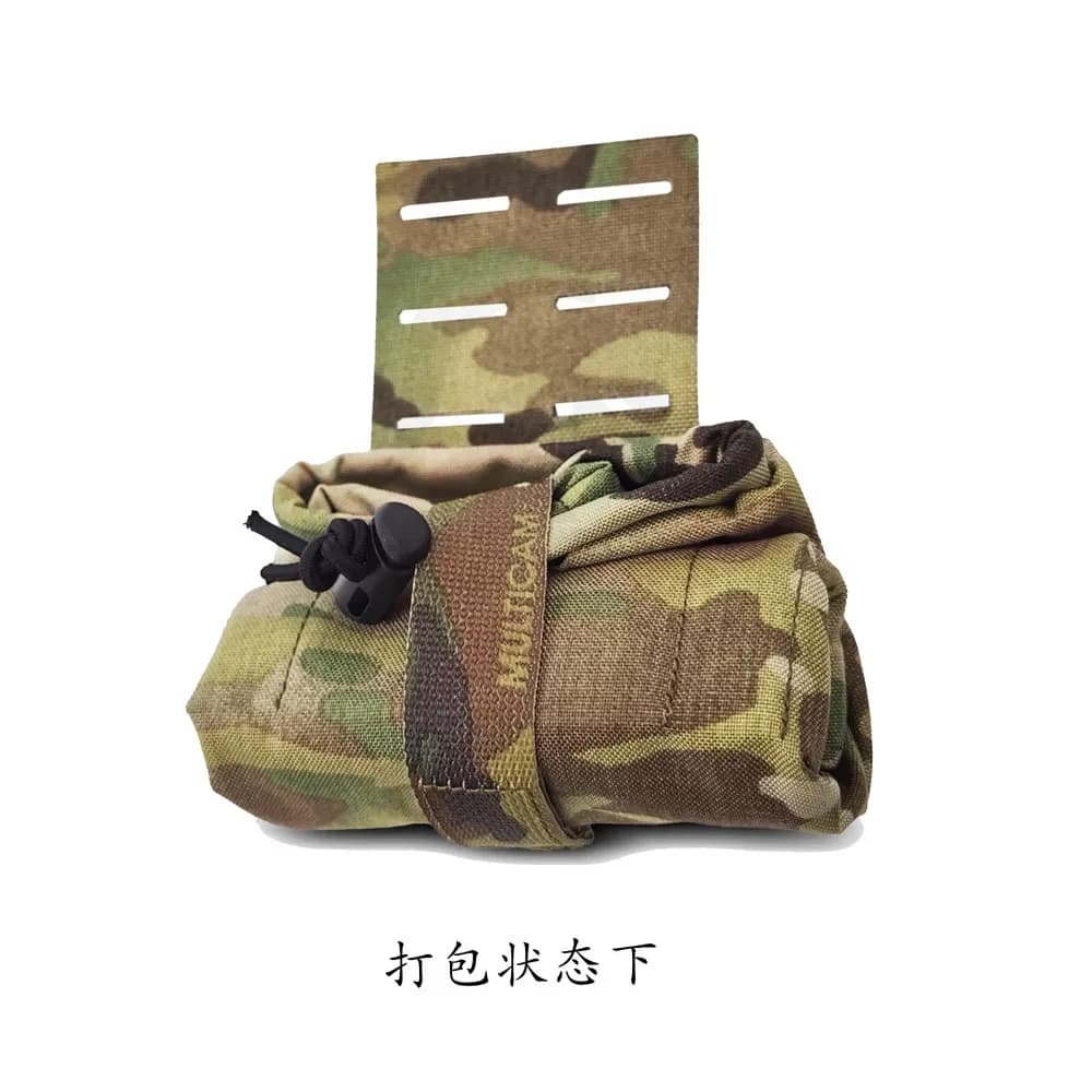 Pochette pliable tactique pêche - Sac recyclage déchets pliable KINETIC