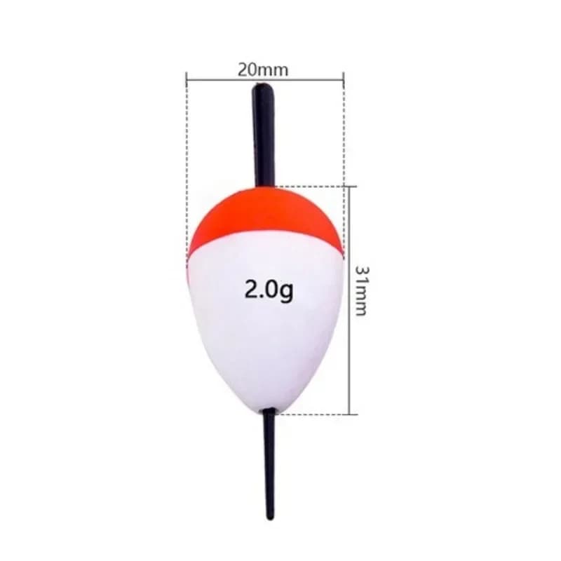 Lot de 5 flotteurs de pêche EVA 1g 2g 3g 5g, bâton mer et bouée pour