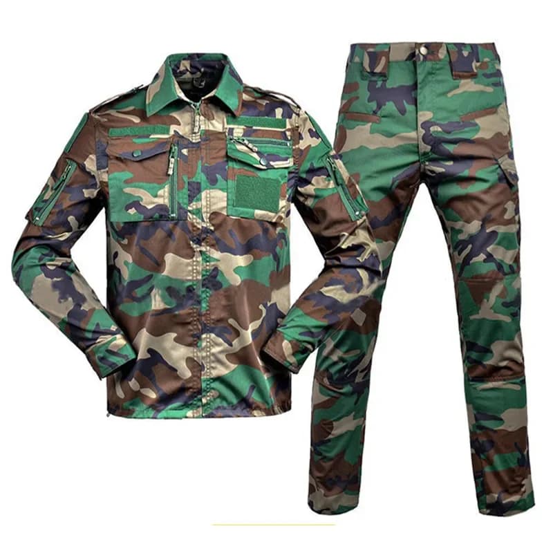 Ensemble uniforme camouflage BDU tactique shirt pantalon pêche chasse entraînement airsoft
