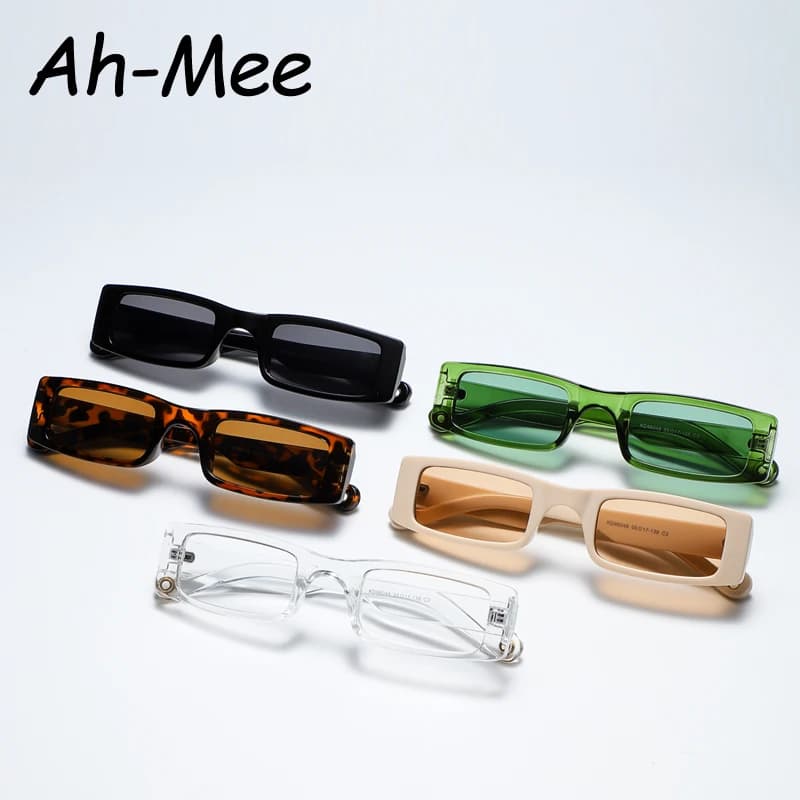 Lunettes de soleil rectangle pêche homme femme protection UV400 monture verte transparente randonnée
