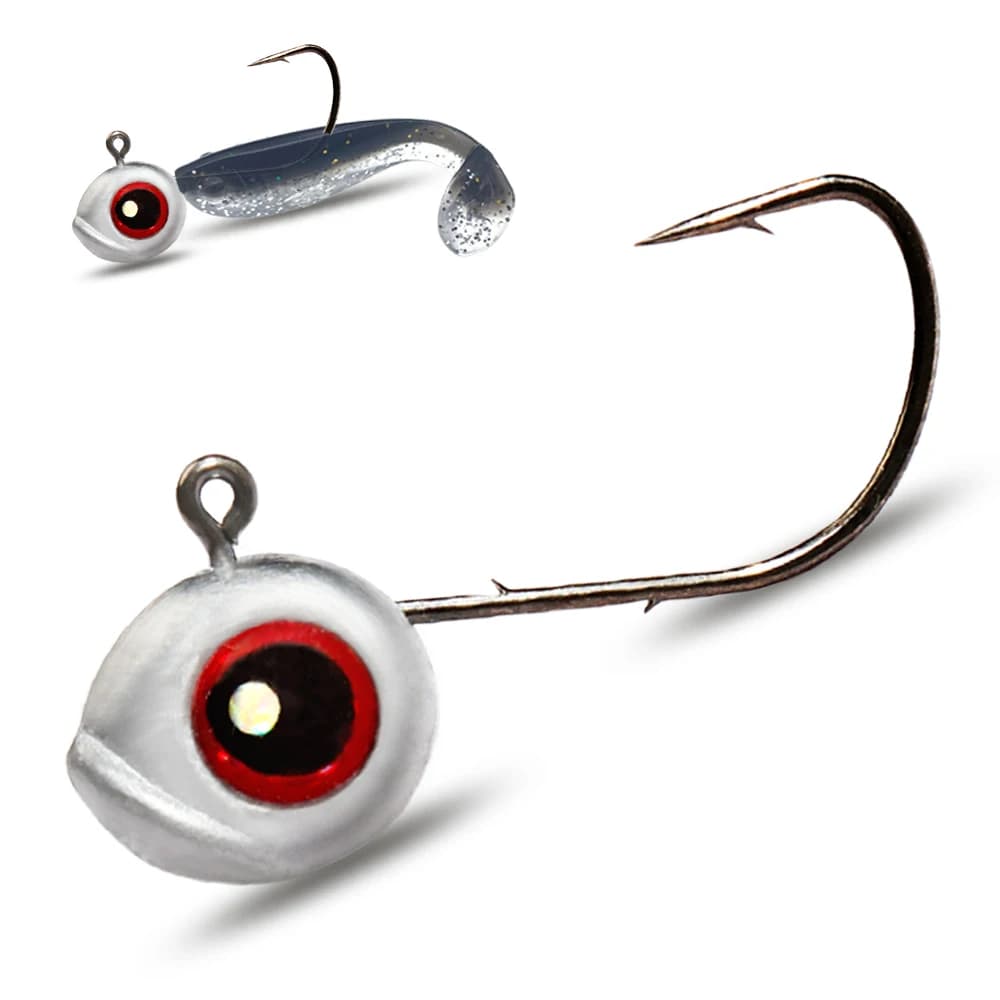 Kit hameçons Jig Head 5-15PCS 2.5g-5g pour montages Ned Rig avec leurres T-tail pêche carnassiers