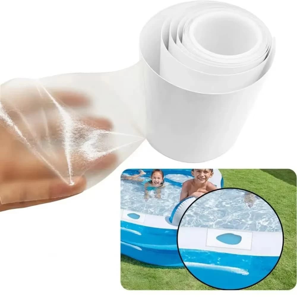 Kit réparation patches TPU DIZETION - Ruban adhésif pour jouets gonflables, matelas air et tentes