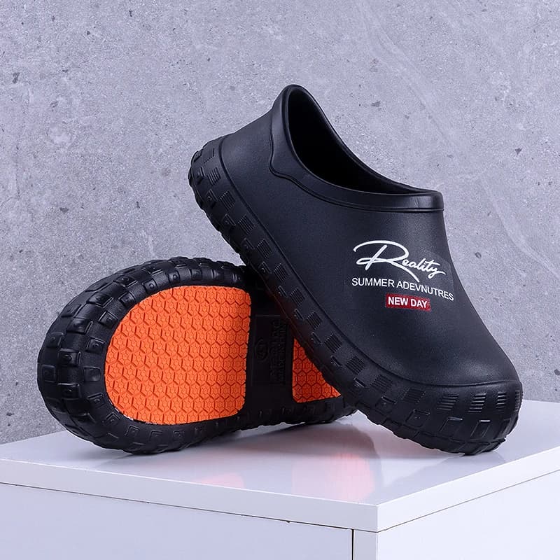 Chaussures chef EVA 2025 antidérapantes imperméables huile confortables pêche extérieur tailles 36-45 unisexes