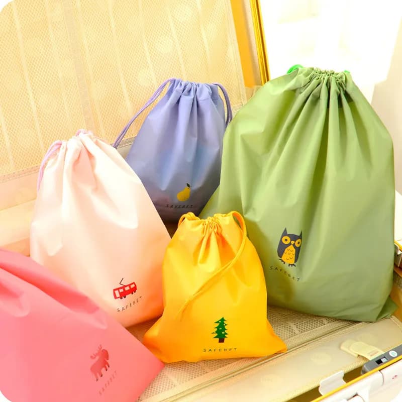 Sac de rangement étanche poche ménage voyage vêtements créatif minimaliste anti-poussière