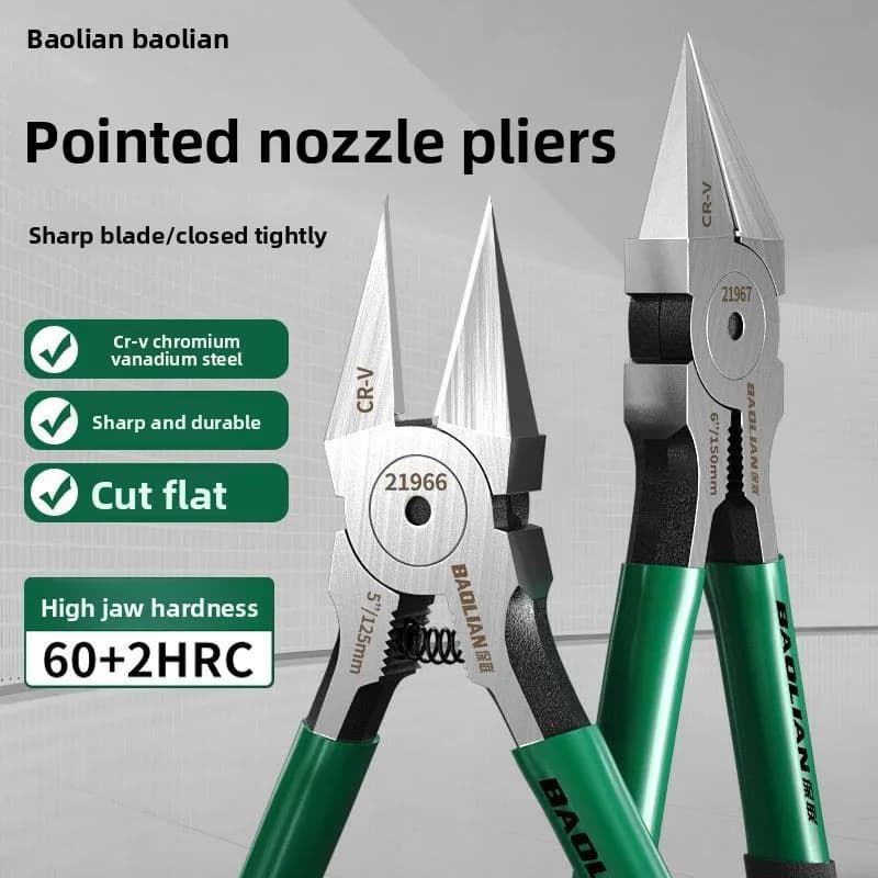Pinces coupantes latérales industrielles Baolian pour électricien haute dureté outils manuels