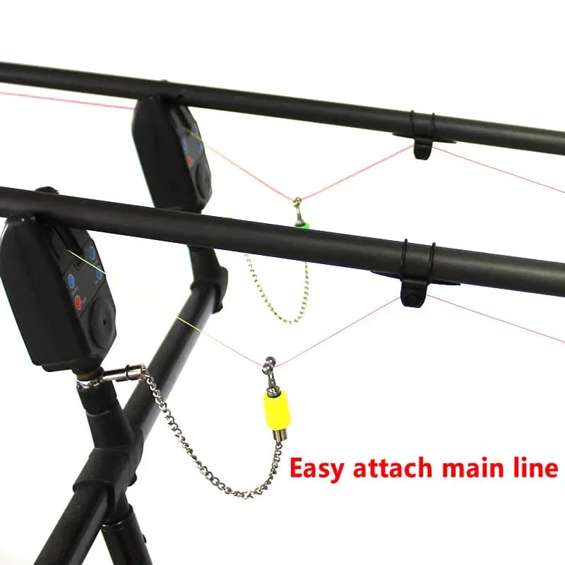 Bobine indicateur de touche swinger pour pêche carpe - Clip de ligne nylon avec alarme intégrée
