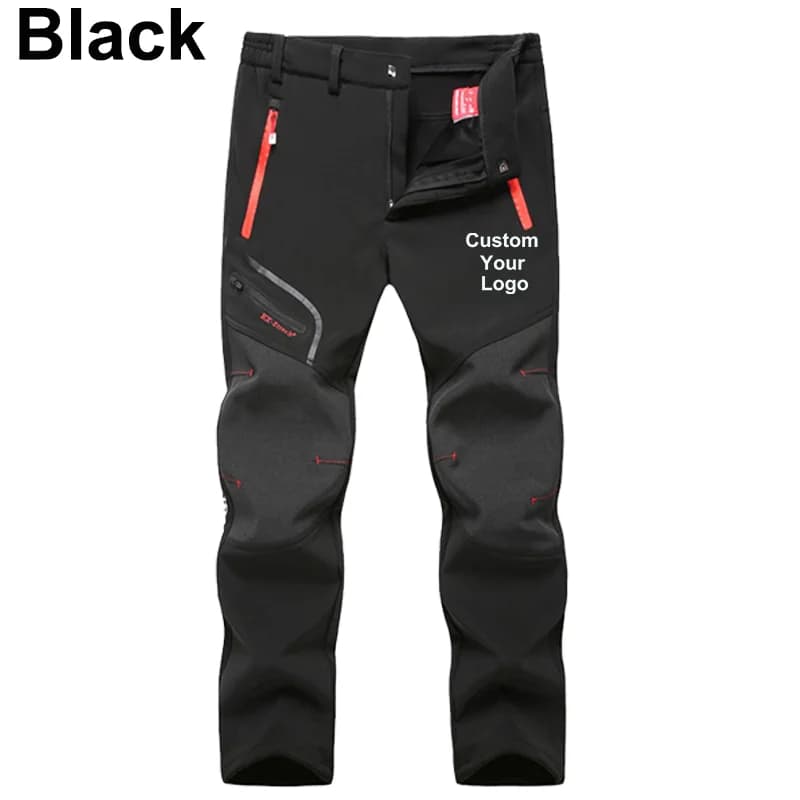 Pantalon pêche personnalisable hiver softshell pour pêche glaciaire et pêche froide