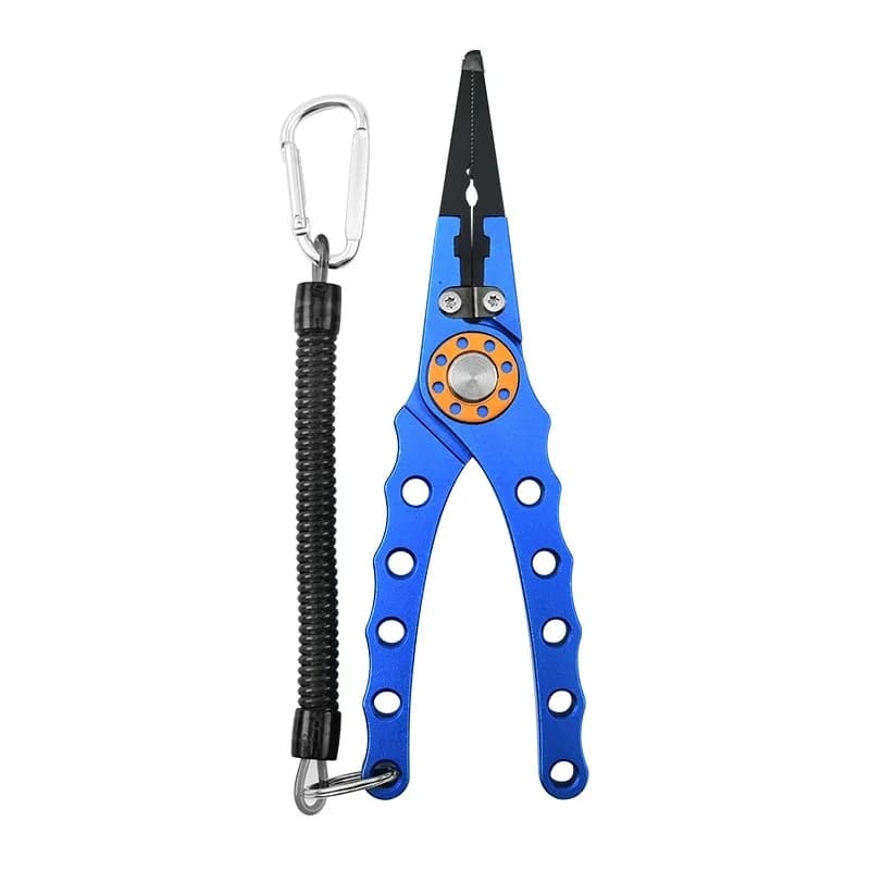 Pince multifonction pêche coupe-ligne dénoueur et coupe hameçon en alliage d'aluminium 150g 20CM