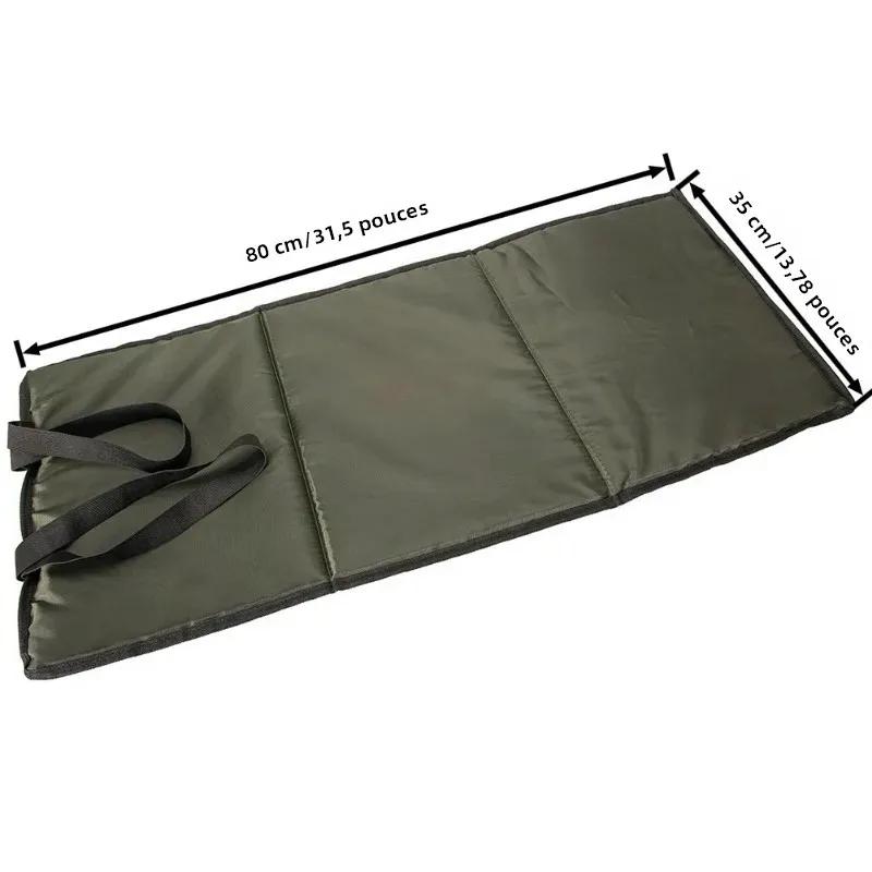 Tapis décrochage pliable épais - Coussin protection poisson portable - Pêche carpe et leurre extérieur