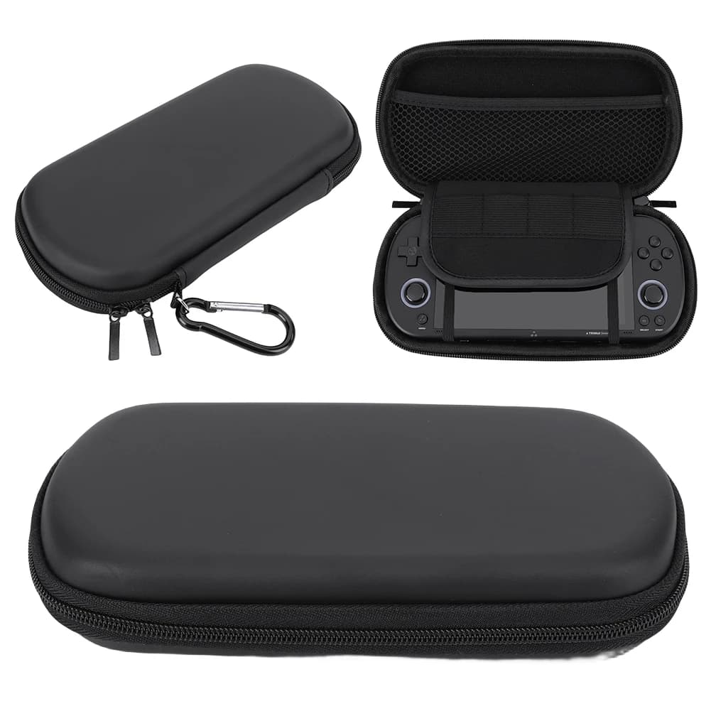 Étui rigide EVA étanche pour Trimui Smart Pro avec film verre trempé - Protection console portable