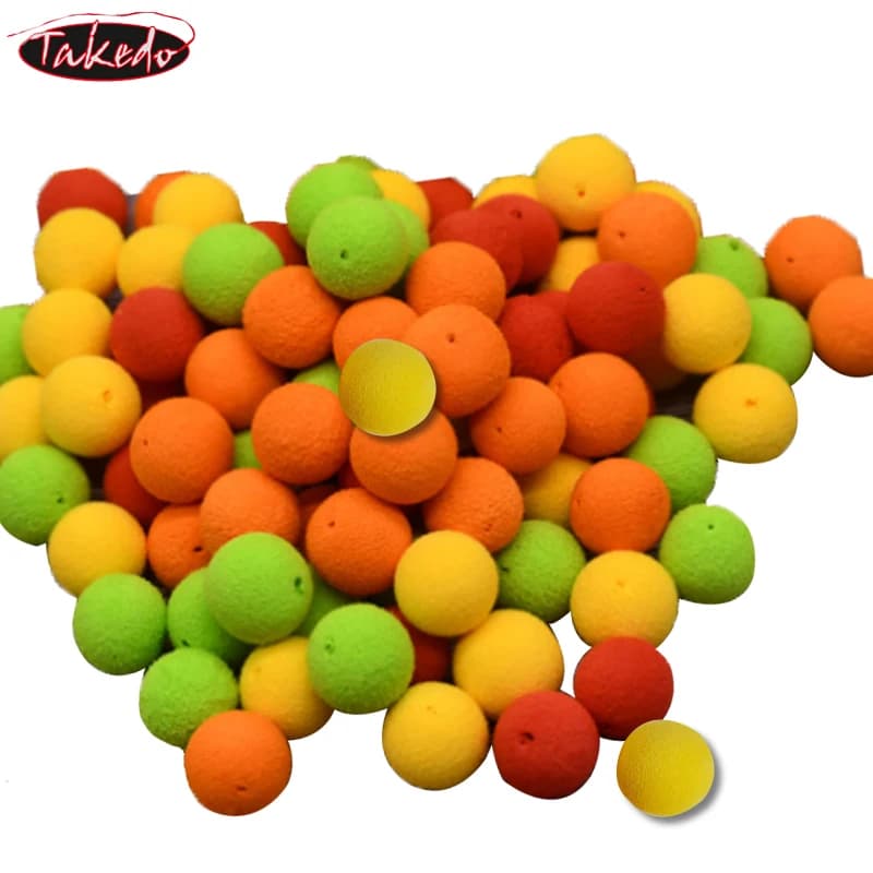 Boilies EVA flottants TAKEDO 8-17mm - Appât artificiel pour pêche européenne de la carpe