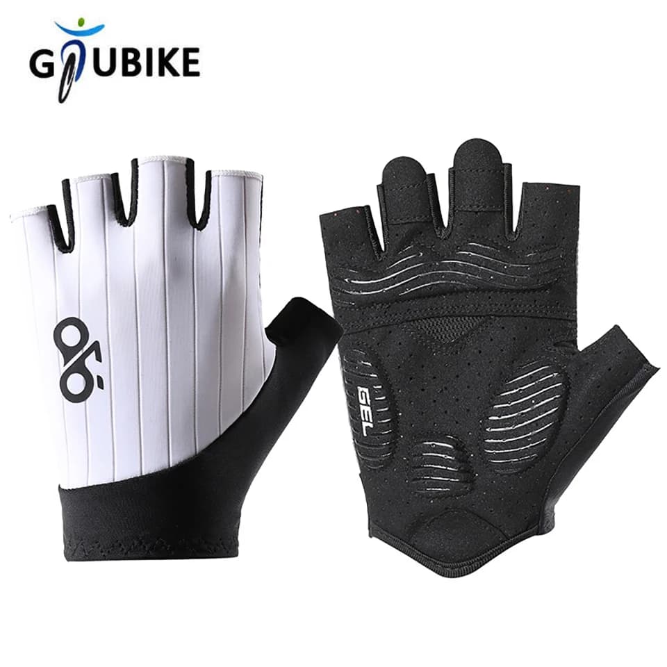 Gants vélo été demi-doigts GTUBIKE avec rembourrage SBR - Gants pêche anti-dérapants absorbants chocs MTB hommes