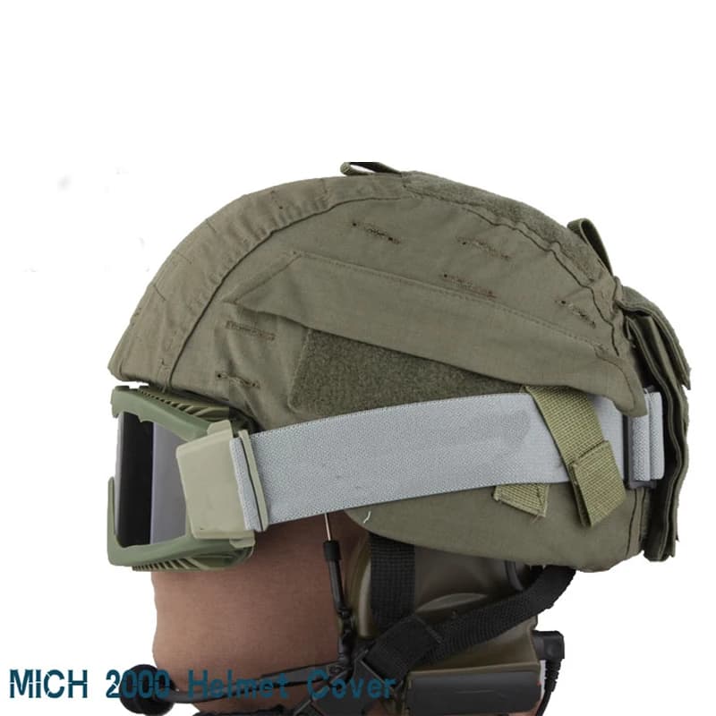 Housse de casque tactique MICH 2000 - Protection complète pour pêche en eaux vives