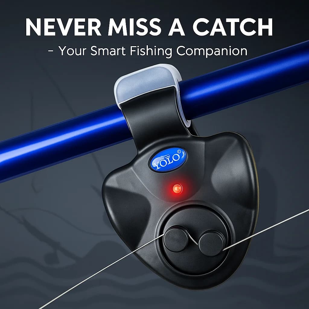 Fishing Bite Alarm Camping equipment Electronic Buzzer on fishing rod with Loud 