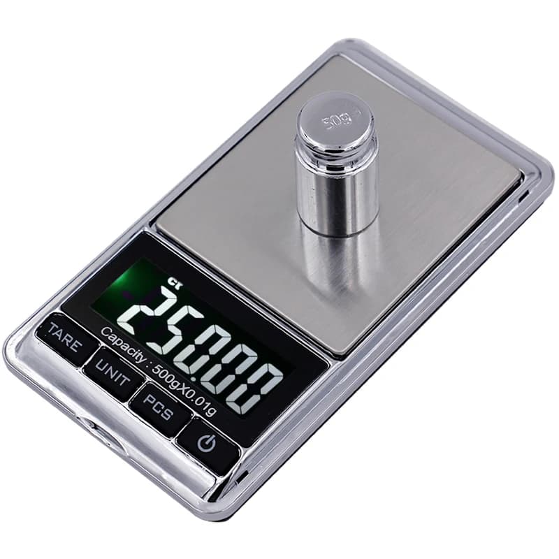 Balance de précision de poche JUANJUAN 0.01g/0.1g pour peser plombs, appâts et leurres - Mini balance électronique portable