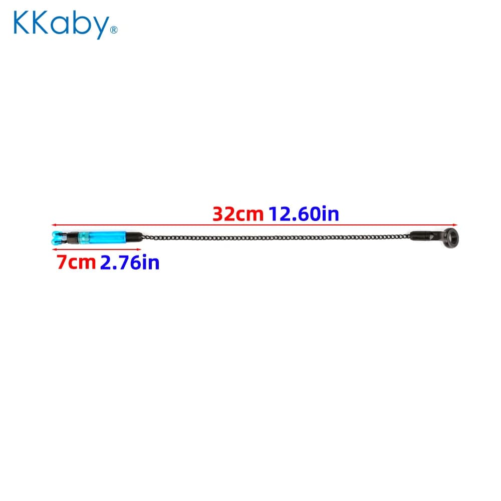 Set 4 pièces swinger souple avec LED 4 couleurs pour carpe dans boîte de rangement Kkaby