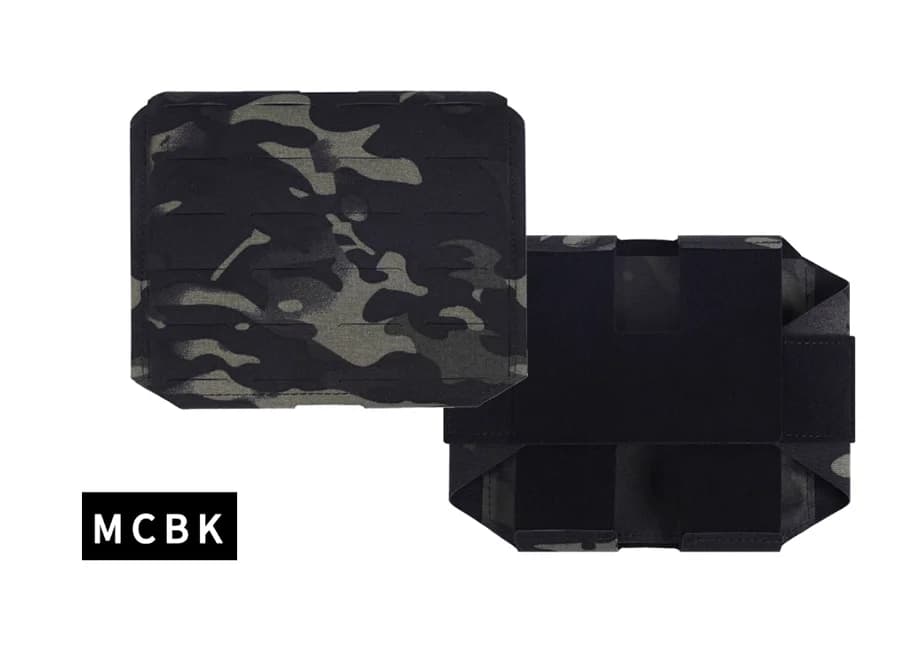 Poches latérales MOLLE réglables - Organisation équipement pêche sur gilet tactique