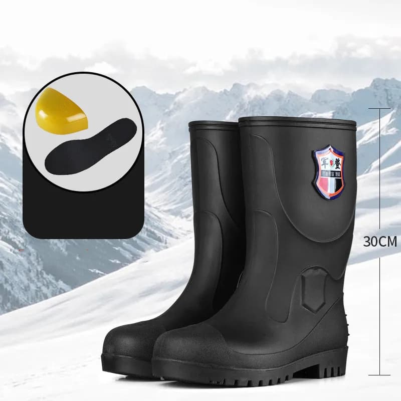 Bottes de sécurité anti-écrasement anti-perforation pêche secours pompiers travaux dangereux