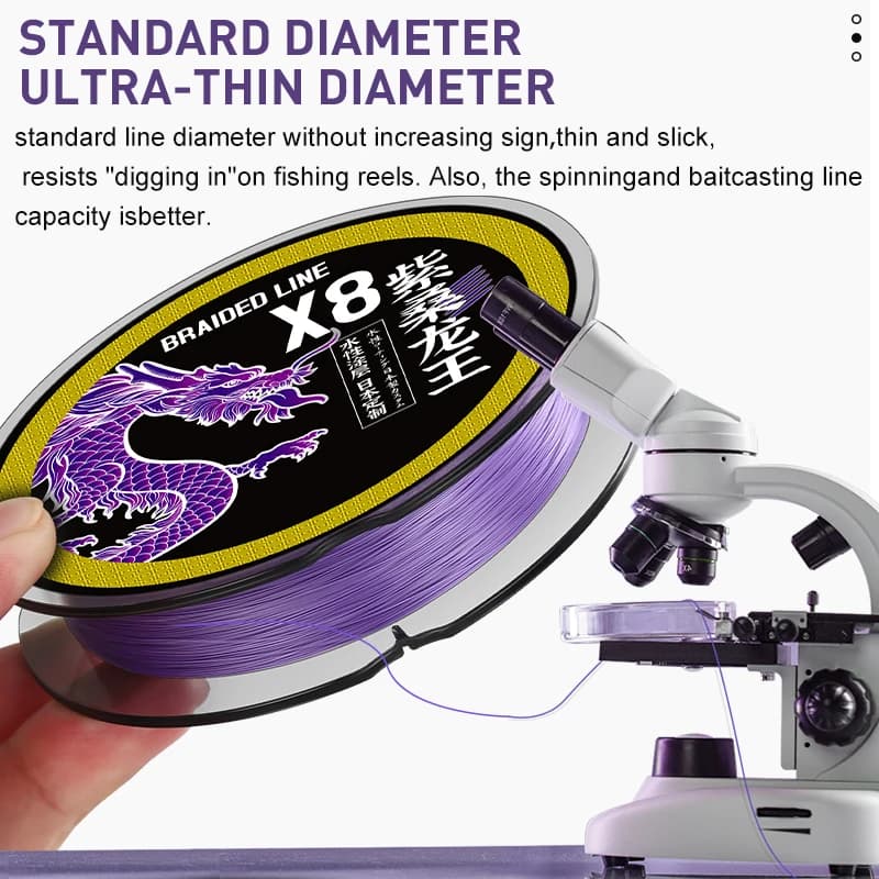 Ligne de pêche tressée PE 8 brins ZUKIBO ZISANG, haute résistance 14-50LB pour carpe et pêche sportive