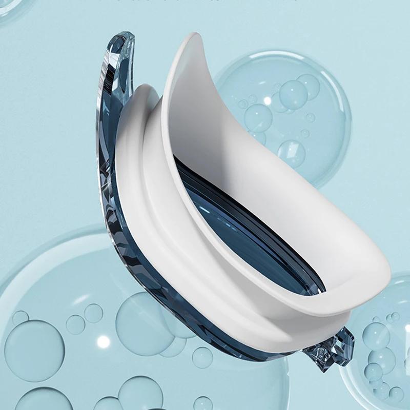 Set lunettes natation adulte HD anti-buée bonnet silicone étanche bouchons d'oreilles anti-UV