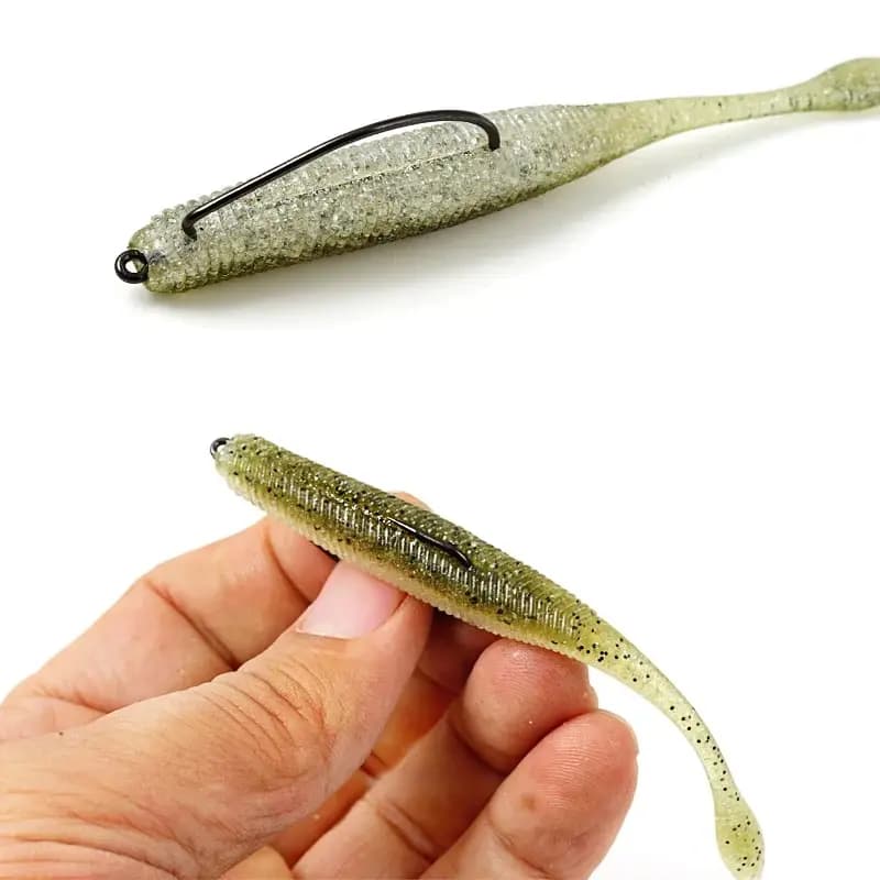 Leurre Souple Drop Sunmile 11,5 cm pour la Pêche du Brochet et du Black Bass -