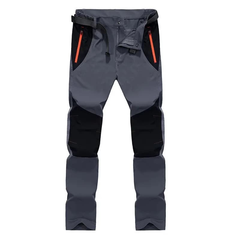 Pantalon cargo tactique été homme léger décontracté imperméable multi-poches randonnée pêche outdoor
