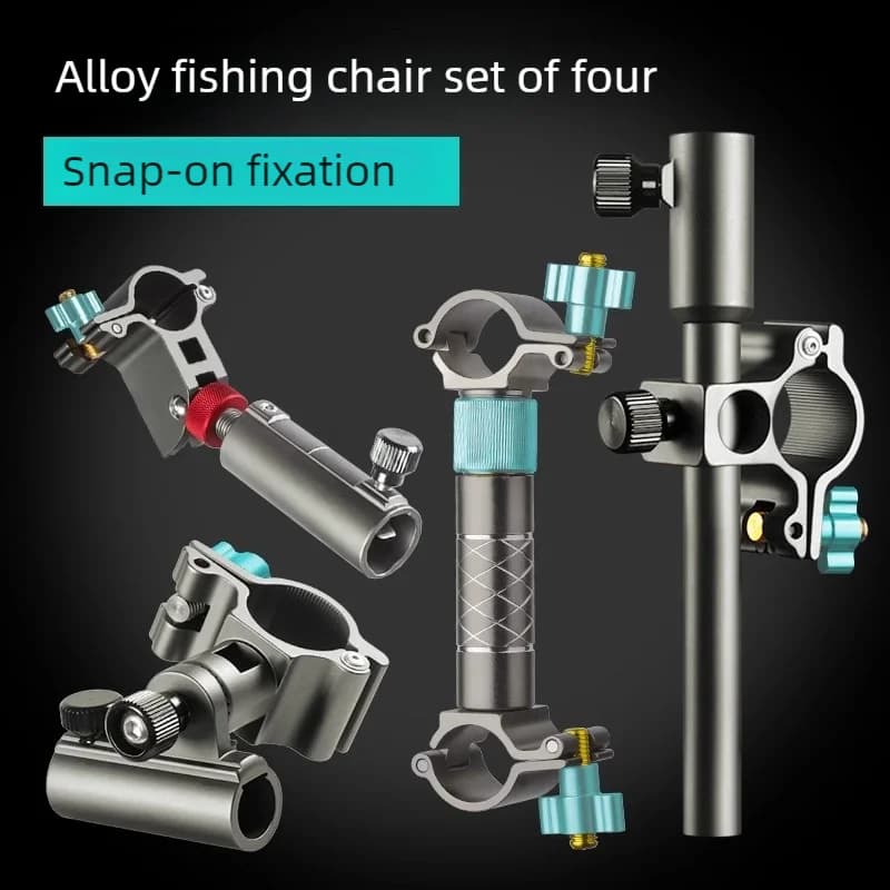 Set accessoires pêche LINNHUE complet : support batterie, porte-parapluie, plateau appâts, protecteur poissons
