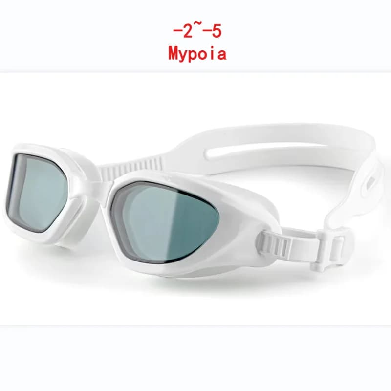 Lunettes de natation correctrices myopie homme femme - Verres optiques anti-buée pour piscine et sports nautiques