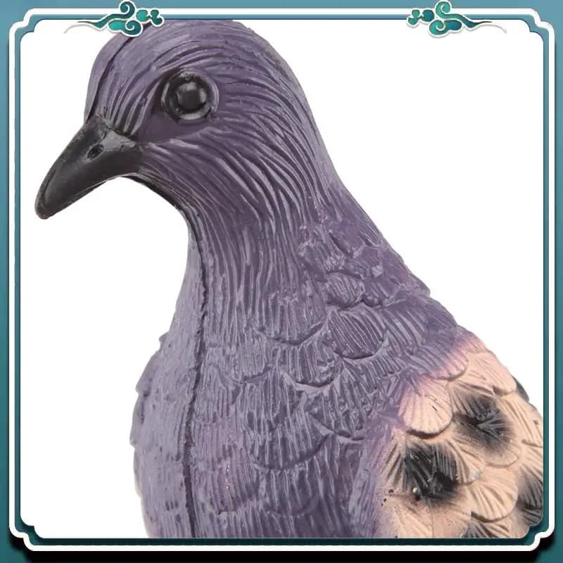 Kit 5 leurres colombe chasse - Appât bionique protection jardin contre pigeons et oiseaux nuisibles