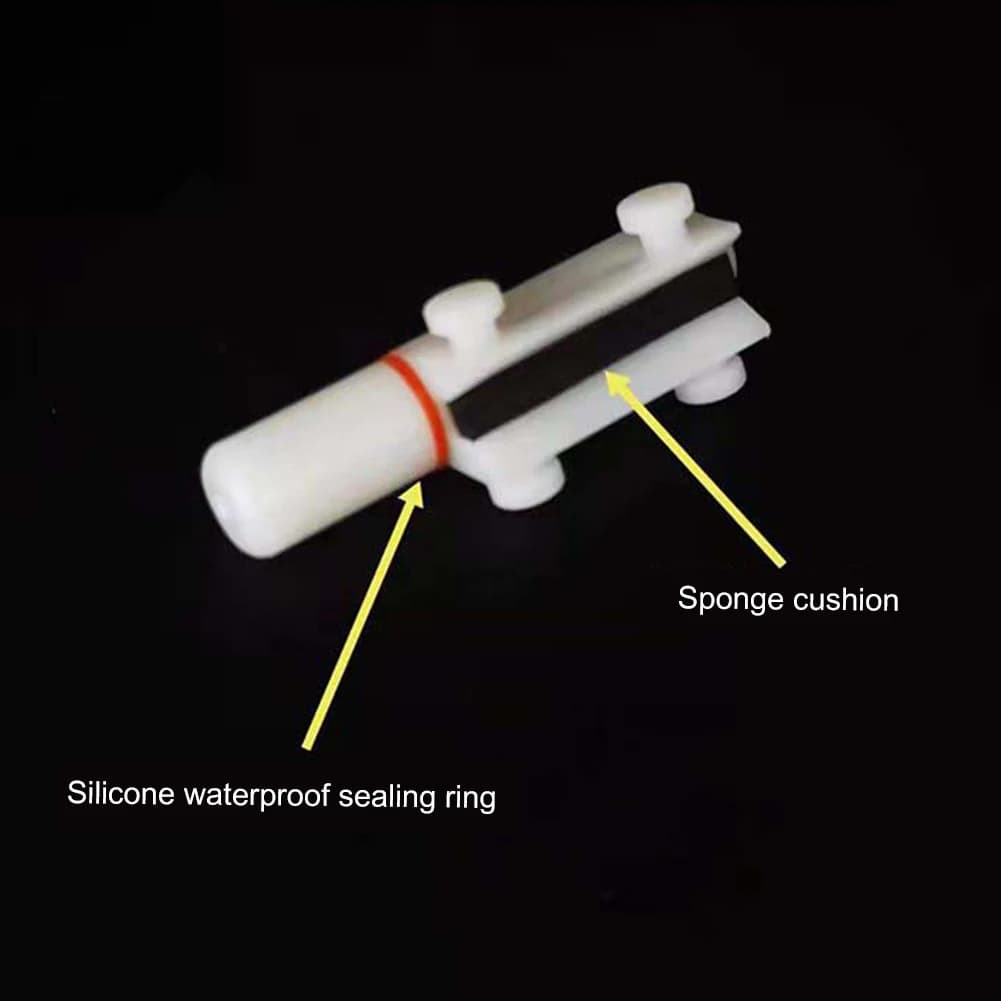 Baguette lumineuse amovible pour extrémité de canne à pêche - Indicateur étanche pour alertes de pêche nocturne