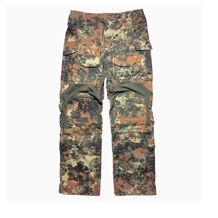 Pantalon entraînement tactique Flecktarn GEN3 - Chasse pêche GSG9 ripstop camping randonnée escalade