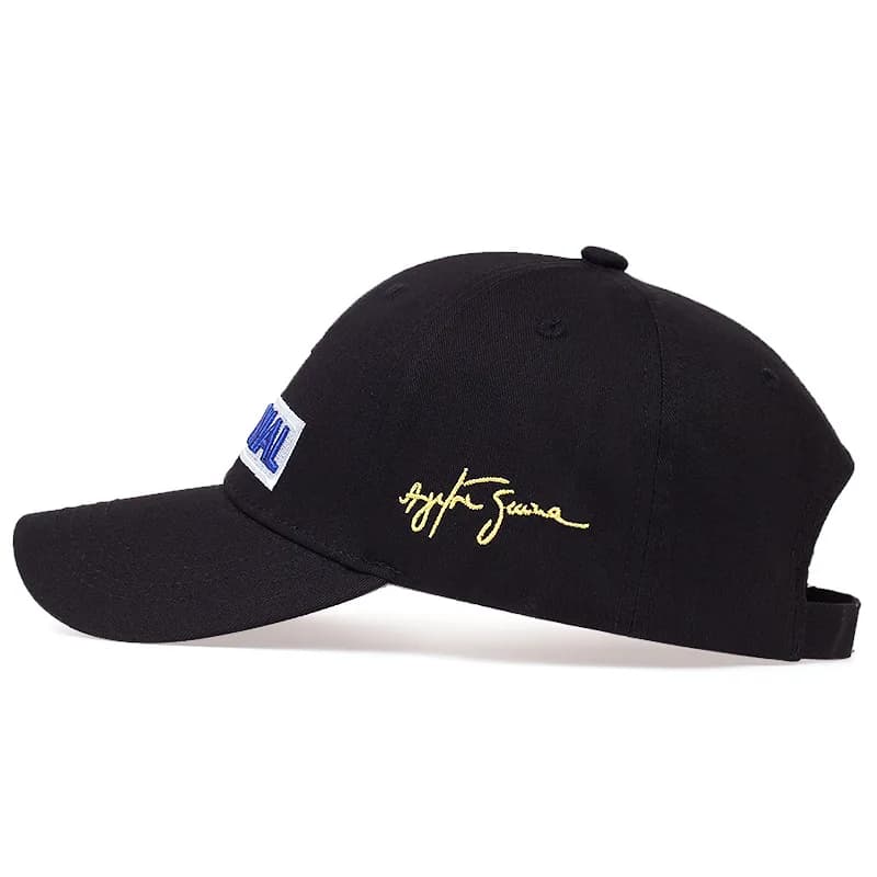 Casquette baseball Ayrton Senna broderie mode pêche extérieure protection sol équipe sport