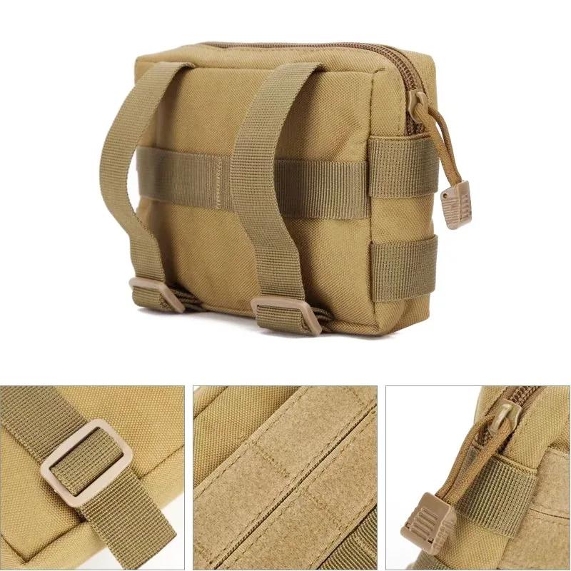Pochette tactique EDC avec système MOLLE pour chasse et randonnée - Organisation multifonction