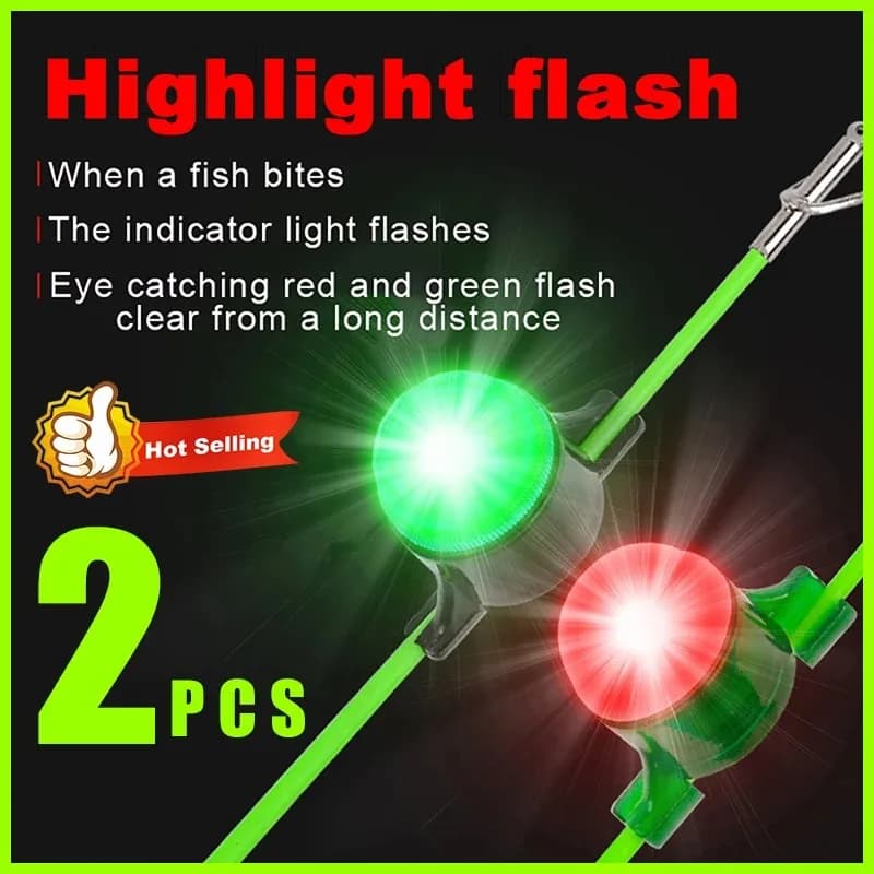 Alarme de touche LED intelligente pour pêche nocturne - Accessoire de rappel lumineux et outil de pêche pratique