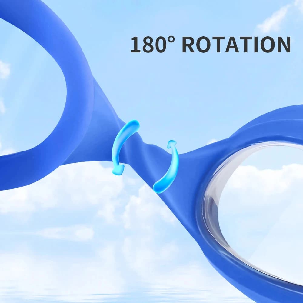 Lunettes de natation professionnelles anti-buée - Étanches en silicone pour entraînement piscine et compétition