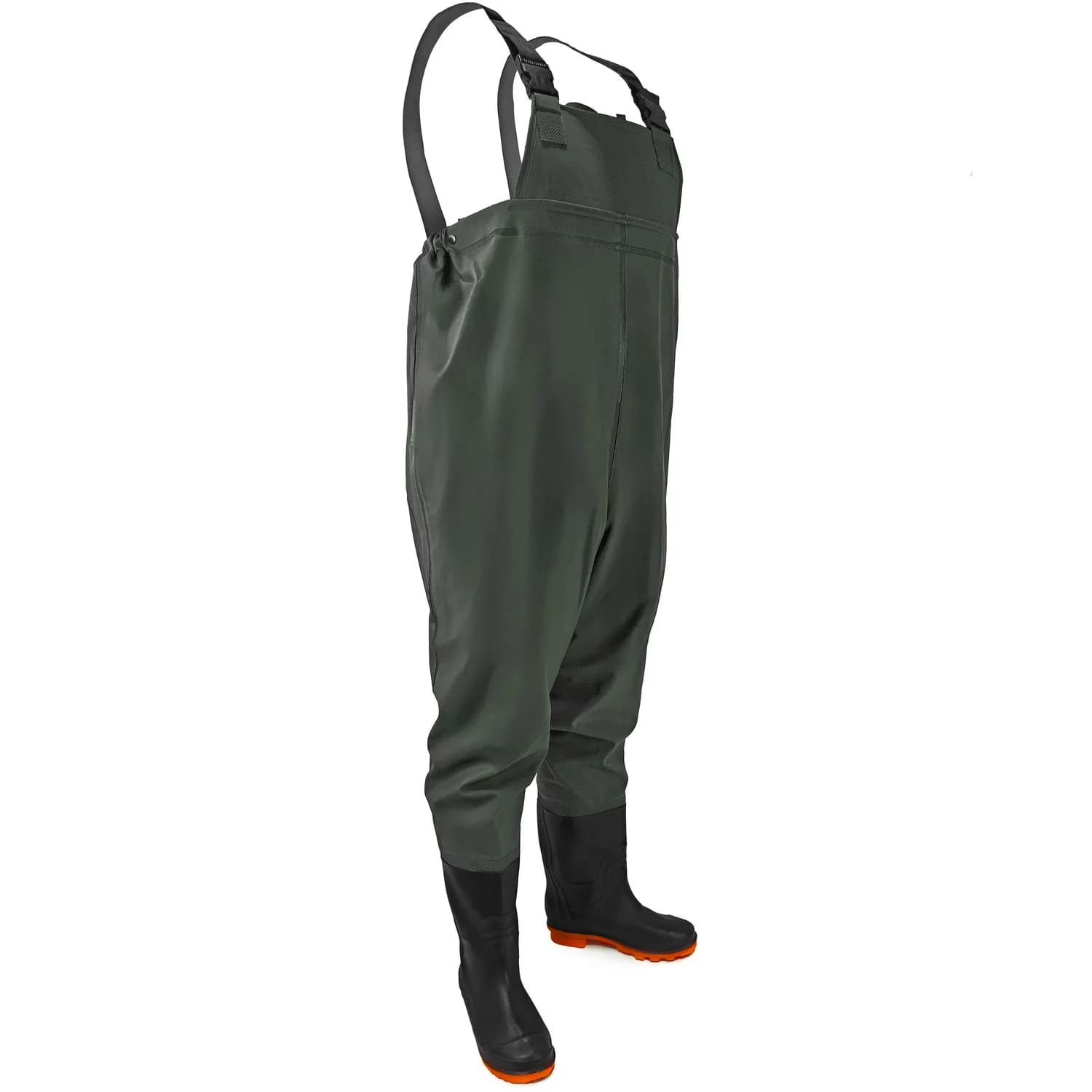 Pantalon de pêche waders en caoutchouc OMEGA avec bavette taille 45 pour pêcheur
