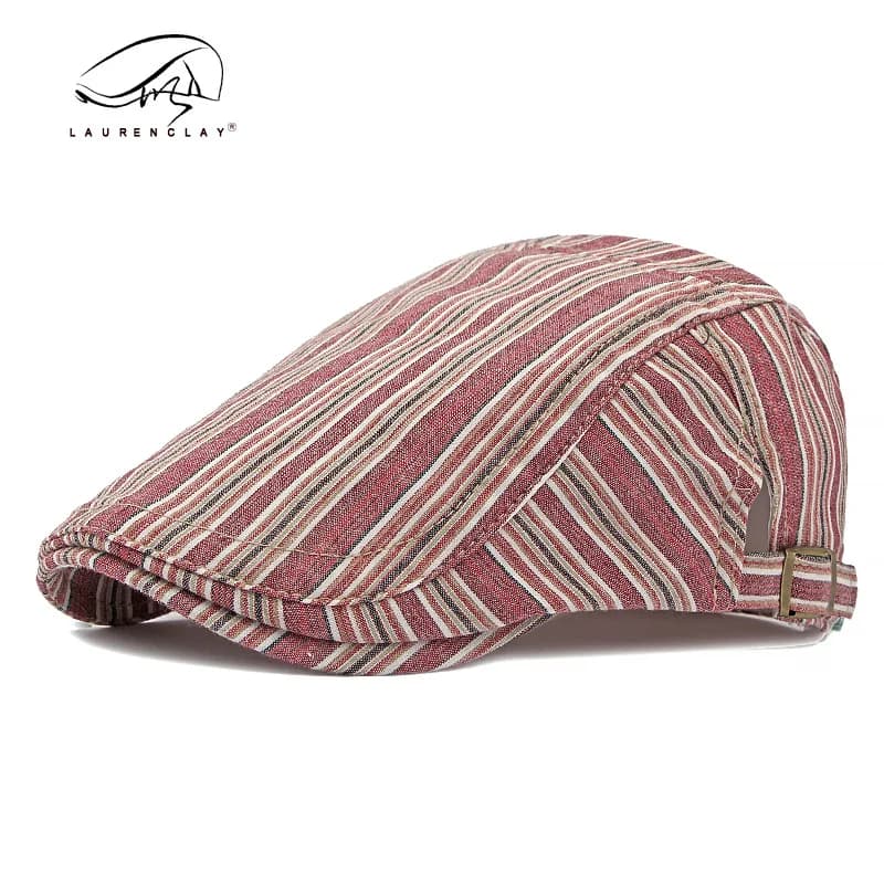 Chapeau newsboy pêche vintage - Flat cap irlandais pêche chasse ajustable respirant
