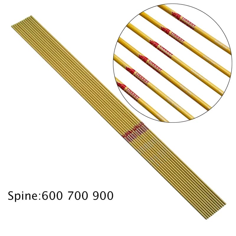 12 fûts flèche carbone peau bambou ID4.2mm pointes 80gr pour pêche à l'arc récurvé accessoires
