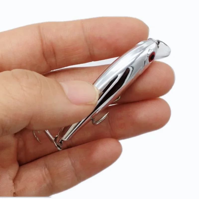 Leurre dur Mini Laser Minnow 5.5cm 6.5g, appât nageur sinking pour bar et carnassiers en eau